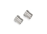 Earl's Performance Sleeves SS581904ERL Fittings, Tube Sleeves, -4 AN, Stainless Steel, Natural, Pair thumbnail 2