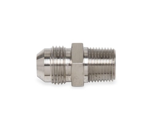 Earl's Performance AN to NPT Adapter Fittings SS981603ERL Fitting, Adapter, NPT, Straight, Stainless Steel, Natural, -3 AN, 1/8 in. NPT, Each