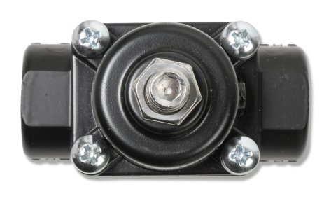 Earl's Performance Fuel Pressure Regulators 12850ERL Regulator, Adjustable, Non-Return, 1-4 psi. Range, 3/8 NPT Female Threads, Black, Carbureted Applications, Each thumbnail 2