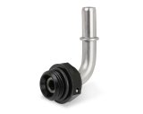 Earl's Performance Fuel Rail and Module Quick-Connect Fittings 935085ERL Fitting, EFI, 90 degree, 5/16 in. Male Quick Connect, -8 AN O-Ring Male Quick Connect, Stainless Steel/Black Anodized, Each thumbnail 1