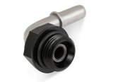 Earl's Performance Fuel Rail and Module Quick-Connect Fittings 935085ERL Fitting, EFI, 90 degree, 5/16 in. Male Quick Connect, -8 AN O-Ring Male Quick Connect, Stainless Steel/Black Anodized, Each thumbnail 3
