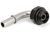 Earl's Performance Fuel Rail and Module Quick-Connect Fittings 935085ERL Fitting, EFI, 90 degree, 5/16 in. Male Quick Connect, -8 AN O-Ring Male Quick Connect, Stainless Steel/Black Anodized, Each thumbnail 6