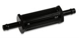 Earl's Performance Vapor Guard 100 Microns Fuel Filter with 0.313 in. Inlet Size 731055ERL Filter, Guard, Inline, 5/16 Inlet, Hose Barb, 5/16 Outlet, Hose Barb, Aluminum, Black, 4.50 Overall Length, Each thumbnail 2