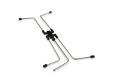 Earl's Performance LS Steam Vent Kits LS0041ERL Engine Coolant Crossovers, Kits, Aluminum, Black Anodized, Chevy, LS, Kit thumbnail 1