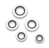 Earl's Performance Stat-O-Seals 178012ERL Washers, Stat-O-Seal, -8 AN, Aluminum with O-Ring, Pair thumbnail 1
