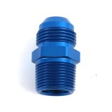 Earl's Performance AN to NPT Adapter Fittings 981612ERL Fitting, Adapter, NPT, Straight, Aluminum, Blue Anodized, -12 AN, 3/4 in. NPT, Each thumbnail 2