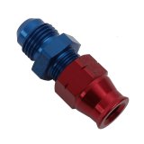 Earl's Performance Tube Adapter Fittings 165056ERL Fitting, Adapter, AN to Tubing, Straight, Aluminum, Red/Blue Anodized, -6 AN, 5/16 in., Each thumbnail 2