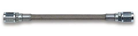 Earl's Performance Speed-Flex Brake Lines 64191912ERL Line, Speed-Flex, Braided Stainless Steel, 12 in., -4 AN Female, -4 AN Female, Each