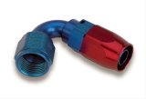 Earl's Performance Swivel-Seal Hose Ends 812016ERL Fitting, End, Swivel-Seal, 120 Degree, -16 AN to Female -16 AN, Aluminum, Red/Blue, Each thumbnail 2