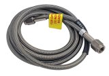 Earl's Performance Speed-Flex Brake Lines 63010160ERL Line, Speed-Flex, Braided Stainless Steel, 60 in., -3 AN Female, -3 AN Female, Each thumbnail 1