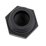 Earl's Performance Plugs AT981416ERL Fitting, Plug, -16 AN O-Ring, Male Thread, Aluminum, Black Anodized, Each thumbnail 2