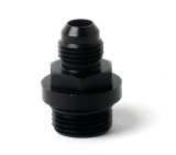 Earl's Performance AN to Straight Cut O-Ring Fittings AT991959ERL Fitting, Adapter, Cut, Straight, Aluminum, Black Anodized, -6 AN, -8 AN, Each thumbnail 3