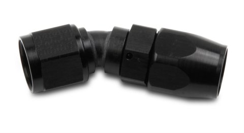 Earl's Performance Swivel-Seal Hose Ends AT803112ERL Fitting, End, Swivel-Seal, 30 Degree, -12 AN to Female -12 AN, Aluminum, Black, Each