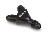Earl's Performance Y-Fittings AT100171ERL Y Fittings, Y-Fittings, Aluminum, Black Anodized, -4 AN Male AN, -4 AN Male AN, -4 AN Male AN, Each thumbnail 2