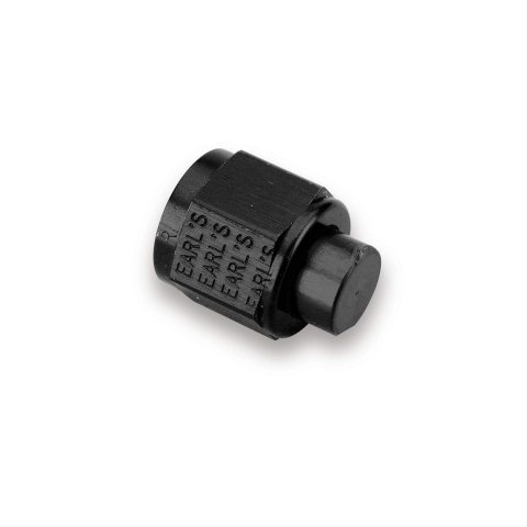 Earl's Performance AN Caps AT592903ERL Fittings, Caps, -3 Female, Aluminum, Black Anodized, Pair thumbnail 3
