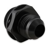 Earl's Performance AN to Straight Cut O-Ring Fittings AT585108ERL Fitting, Adapter, Cut, Straight, Aluminum, Black Anodized, -8 AN, -10 AN, Pair thumbnail 2