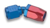 Earl's Performance Auto-Fit Hose Ends 304620ERL Fitting, End, Auto-Fit, 45 Degree, -20 AN to Female -20 AN, Aluminum, Red/Blue Anodized, Each thumbnail 3