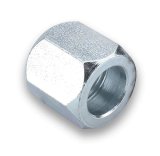 Earl's Performance Tube Nuts 561803ERL Fitting, Nut, -3 AN, Steel, Zinc Plated, Pair thumbnail 2