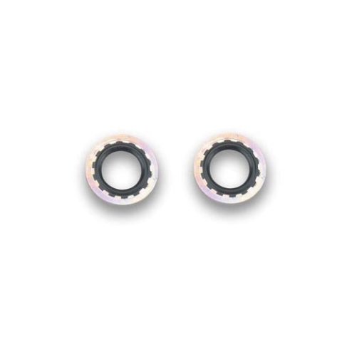 Earl's Performance Stat-O-Seals 178006ERL Washers, Stat-O-Seal, -3 AN, Aluminum with O-Ring, Pair thumbnail 3