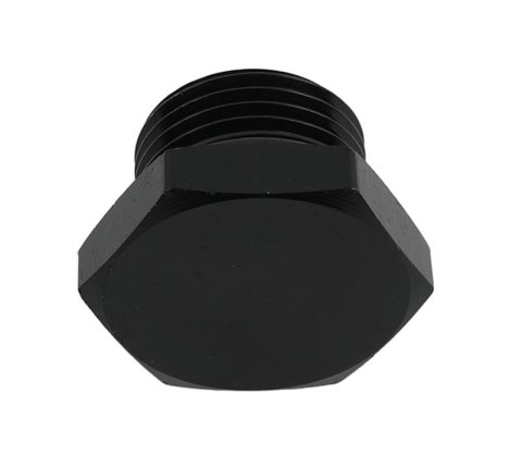 Earl's Performance Plugs AT981410ERL Fitting, Plug, -10 AN O-Ring, Male Thread, Aluminum, Black Anodized, Each thumbnail 2