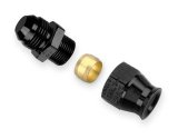 Earl's Performance Tube Adapter Fittings AT165056ERL Fitting, Adapter, AN to Tubing, Straight, Aluminum, Black Anodized, -6 AN, 5/16 in., Each thumbnail 3
