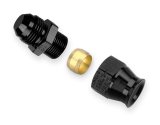 Earl's Performance Tube Adapter Fittings AT165006ERL Fitting, Adapter, AN to Tubing, Straight, Aluminum, Black Anodized, -6 AN, 3/8 in., Each thumbnail 3