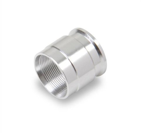 Earl's Performance Replacement UltraPro Crimp-On Collars CL689123ERL Crimp Collars, Collars, -12 AN Hose Size, Aluminum, Clear Anodized, Each