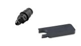 Earl's Performance Clutch Adapter Fittings LS0024ERL Fitting, Quick-disconnect, Straight, Male -4 AN, Aluminum, Black Anodized, Each thumbnail 2