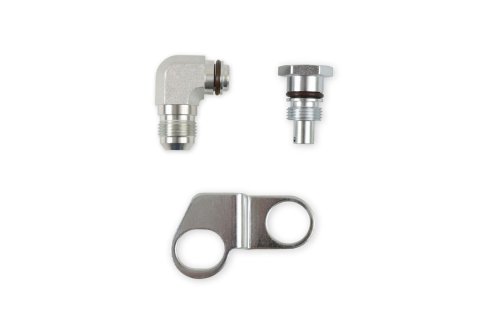 Earl's Performance Power Steering Adapter Fittings PS0002ERL Fittings, Remote Reservoir Kit For Saginaw Type II Pump with -10AN Inlet, Kit thumbnail 4