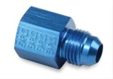 Earl's Performance AN to Metric Adapter Fittings 9894DBJERL Fitting, Adapter, Threads, Straight, Aluminum, Blue Anodized, -6 Male, M16 x 1.5 Female O-ring, Each thumbnail 5