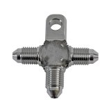 Earl's Performance Speed-Seal Tee Adapter Fittings 6453093ERL Fitting, Adapter, Union -3 AN with Mount, Stainless Steel, Each thumbnail 1