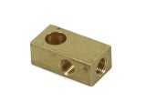 Earl's Performance Brake System Adapters 972054ERL Fitting, Adapter, Tee, 3/8-24 I.F. Female Runs, 3/8-24 I.F. Female Branch, 7/16 in. Mounting Hole, Each thumbnail 3