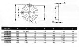 Earl's Performance Seals-It Firewall Grommets 29G008ERL Hose Grommet, Seals-It, Grommet Seal, 3 in. Outside Diameter, -8 AN Hose, Each thumbnail 1