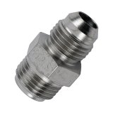 Earl's Performance AN to Inverted Flare Adapter Fittings 961947ERL Fitting, Adapter, Flare, Straight, Steel, Zinc, -6 AN, 5/8-18 in. Flare, Each thumbnail 2