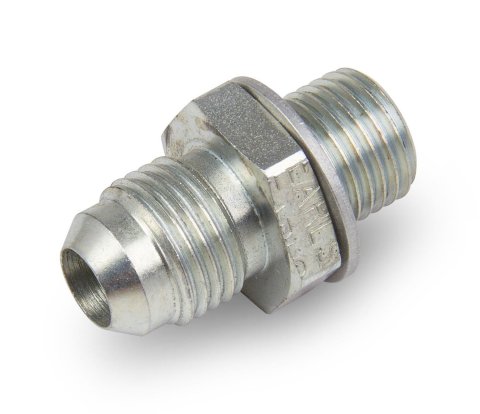 Earl's Performance Transmission Cooler Line Adapters 961980ERL Short Adapter -6AN Male to ¼-18 NPS