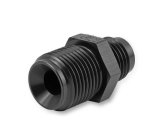 Earl's Performance AN to Inverted Flare Adapter Fittings AT991947LERL Fitting, Adapter, Flare, Straight, Aluminum, Black Anodized, -6 AN, 5/8-18 in. Flare, Each thumbnail 1