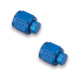 Earl's Performance AN Caps 592906ERL Fitting, Cap, -6 AN, Aluminum, Blue Anodized, Pair thumbnail 3