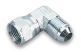 Earl's Performance Couplers 966303ERL Fitting, Coupler, Union, AN to AN, 90 Degree, Steel, Zinc, -3 AN, -3 AN, Swivel, Each thumbnail 3