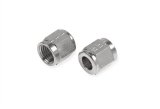 Earl's Performance Tube Nuts SS581806ERL Nuts, Stainless Steel, Natural, -6 AN Female Threads, Pair thumbnail 1