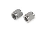 Earl's Performance Tube Nuts SS581806ERL Nuts, Stainless Steel, Natural, -6 AN Female Threads, Pair thumbnail 2