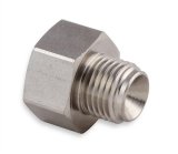 Earl's Performance Hardline Adapters 00111ERL Fitting, Reducer, Inverted Flare to Inverted Flare, Straight, Stainless Steel, Natural, 9/16-18 in., 3/8-24 in., Each thumbnail 4