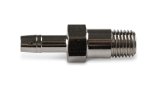 Earl's Performance Hose Barb to Pipe Thread Adapters 988021ERL Fitting, Adapter, NPT Barb, Straight, Steel, Nickel Plated, 1/16 in. NPT, 5/32 in. Barb, Each thumbnail 4