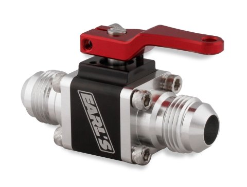 Earl's Performance UltraPro Ball Valves 230508ERL Valve, -8 AN Male to -8 AN Male, Aluminum, Anodized, Each thumbnail 3