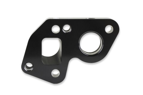 Earl's Performance Electric Water Pump Block Adapters LS0025ERL Adapters, Billet Aluminum, Black Anodized, Chevrolet, Big to LS Engine, Pair thumbnail 5