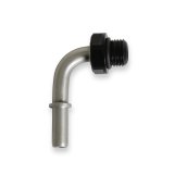 Earl's Performance Quick-Disconnect Fittings 935056ERL Fittings, 90 degree, -6 AN Male Threads, 5/16 in. Hose End Size, Aluminum/Stainless Steel, Black, Each thumbnail 1