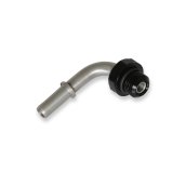 Earl's Performance Quick-Disconnect Fittings 935056ERL Fittings, 90 degree, -6 AN Male Threads, 5/16 in. Hose End Size, Aluminum/Stainless Steel, Black, Each thumbnail 2