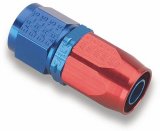 Earl's Performance Auto-Fit Hose Ends 300108ERL Fitting, End, Auto-Fit, Straight, -8 AN to Female -8 AN, Aluminum, Red/Blue, Each thumbnail 2