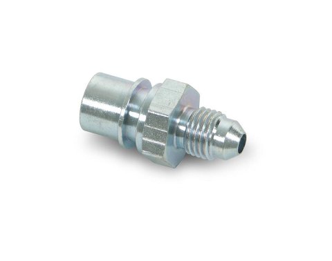 Earl's Performance Brake System Adapters 989532ERL Fitting, Adapter, Tubing Adapter -4 AN to 3/8"-24 Fem IF, Steel, Nickel Plated, Each thumbnail 3
