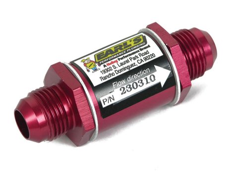 Earl's Performance Inline Oil Filters 230310ERL Pre-Filter, Inline, Screen Element, -10 AN, Male, Inlet/Outlet, 3.5 in. Length, Each thumbnail 2