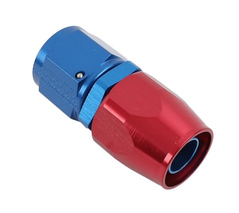Earl's Performance Swivel-Seal Hose Ends 800110ERL Fitting, End, Swivel-Seal, Straight, -10 AN to Female -10 AN, Aluminum, Red/Blue, Each